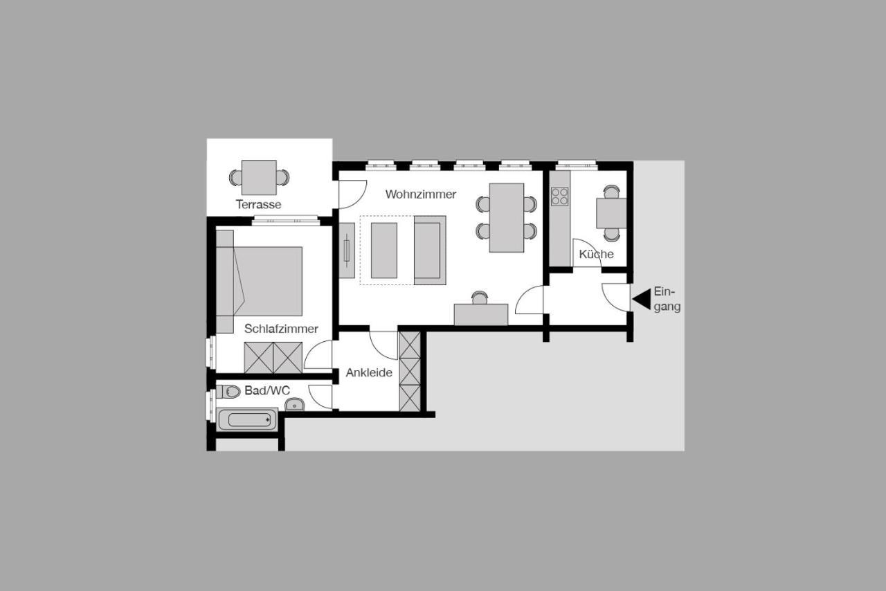 City Stay Furnished Apartments - Fäsenstaubstrasse Schaffhausen Exteriör bild